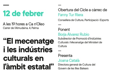 La Conselleria de Cultura presenta el Cicle “Converses entorn de les Indústries Culturals i Creatives”