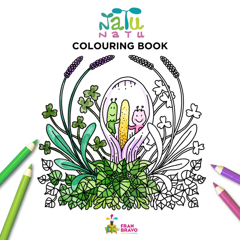 NATU NATU- COLORING BOOK