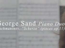 Rachmaninov, Scherzo Op.11 - George Sand Piano Duo